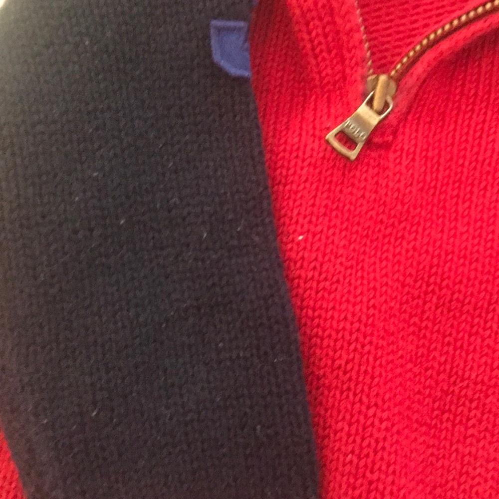 Ralph Lauren half zip sweater 24 months - Picture 3 of 5